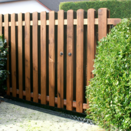 Portillon en Bois Rustique pour un Accueil Chaleureux Meyzieu